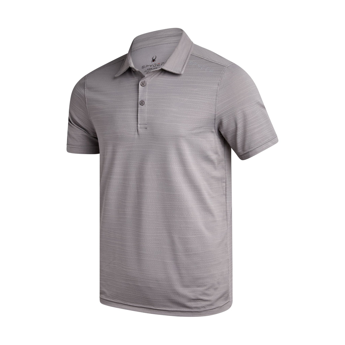 Men's Short Sleeve Jacquard - Pewter