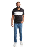 SPYDER Men's Short Sleeve Interlock Color Block