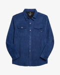 Men's Corduroy Long Sleeve Shirt - Estate Blue