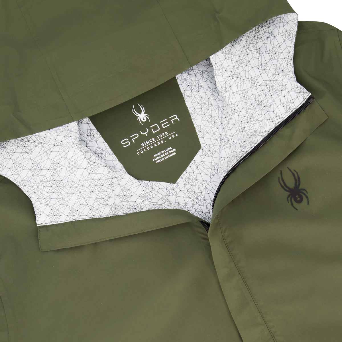 SPYDER Men's Cloudy Day Rain Jacket