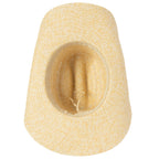 Annie - Woven Toyo Straw Cowboy with Wire Brim