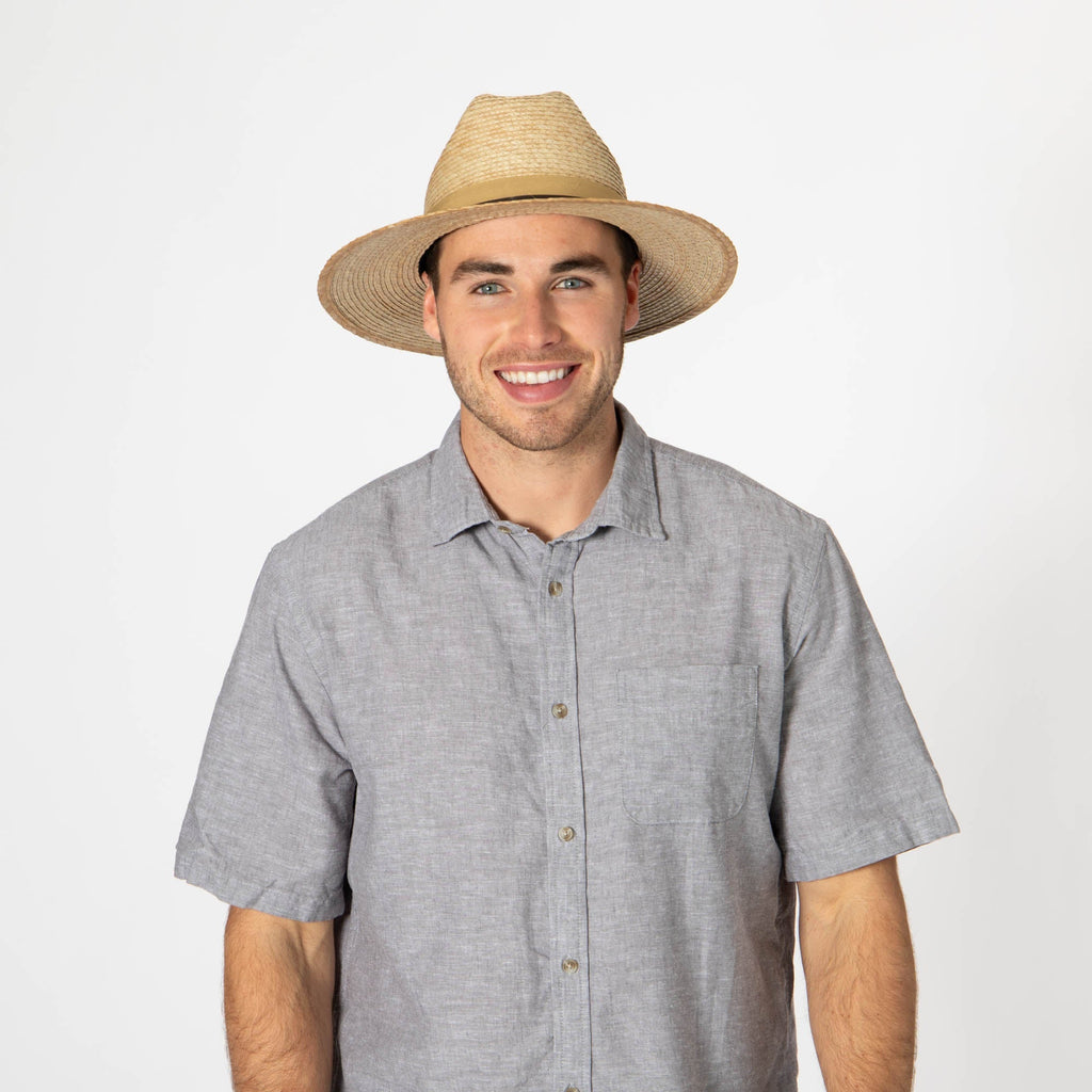 Men's Cattleman's Crease Fedora with Removable Band