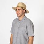 Men's Cattleman's Crease Fedora with Removable Band