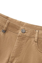 Barocco Apex Men's Stretch Shorts - Khaki