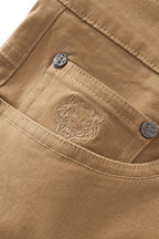 Barocco Apex Men's Stretch Shorts - Khaki
