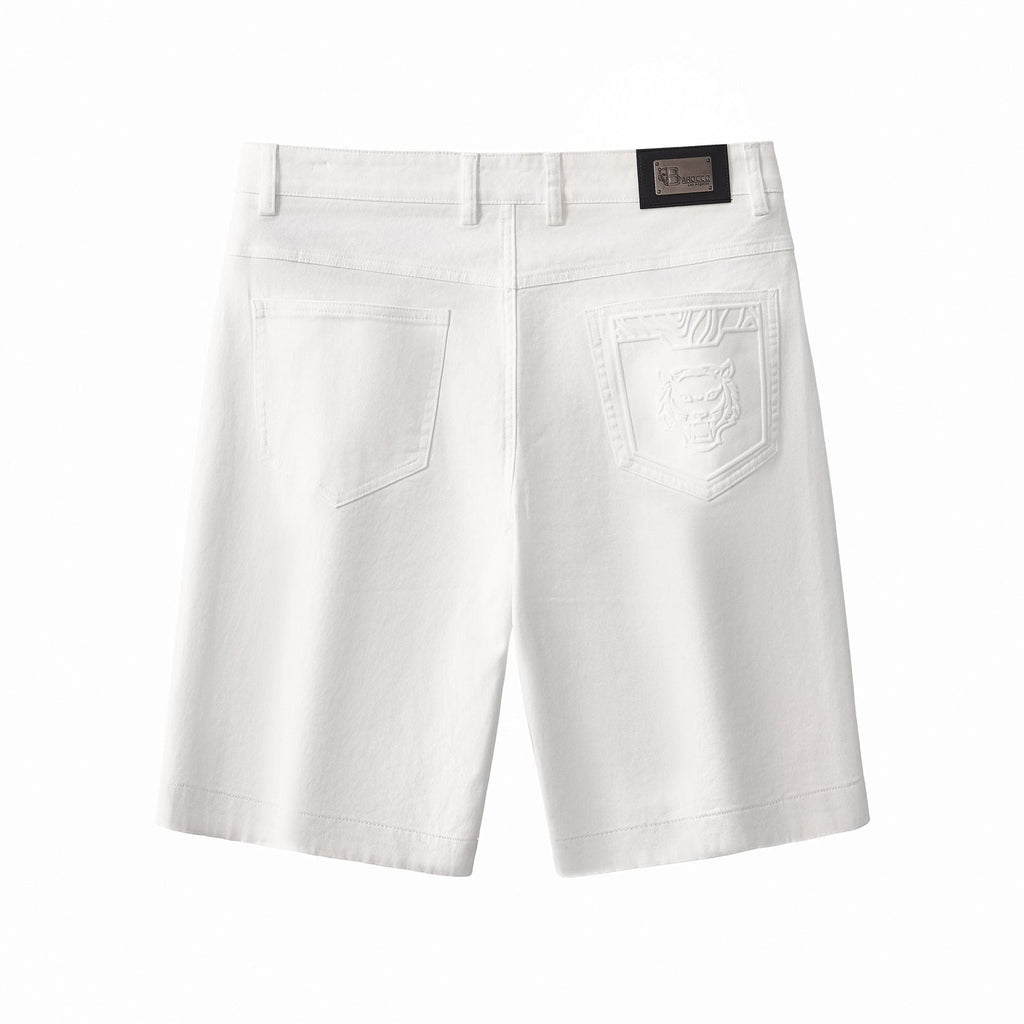 Barocco Apex Men's Stretch Shorts - White