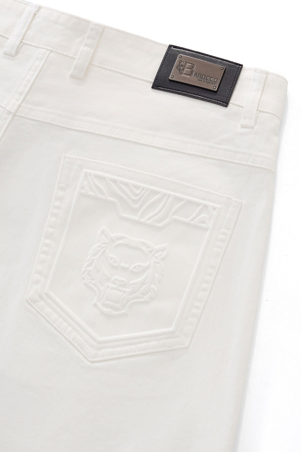 Barocco Apex Men's Stretch Shorts - White