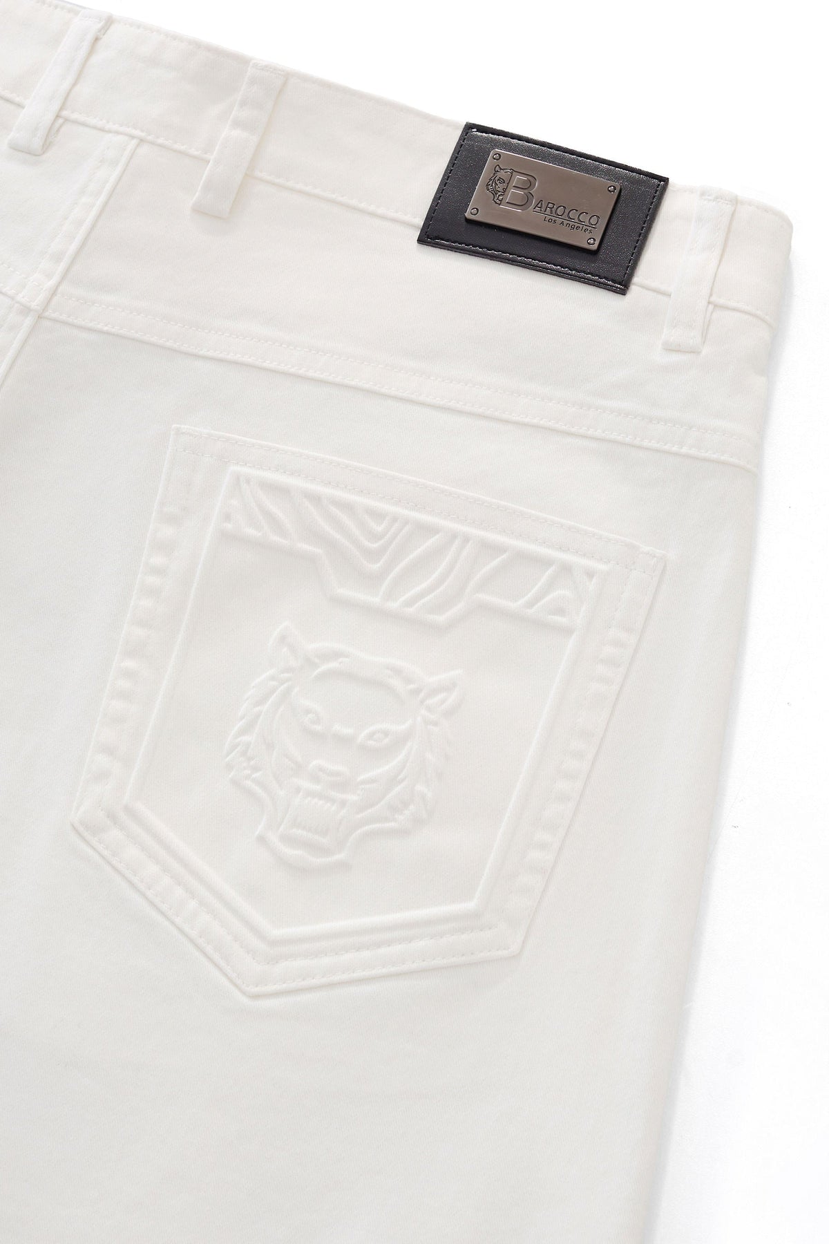 Barocco Apex Men's Stretch Shorts - White