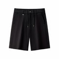 Apex Drawstring Stretch Shorts BLACK