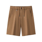 Barocco Apex Drawstring Men's Stretch Shorts - Khaki