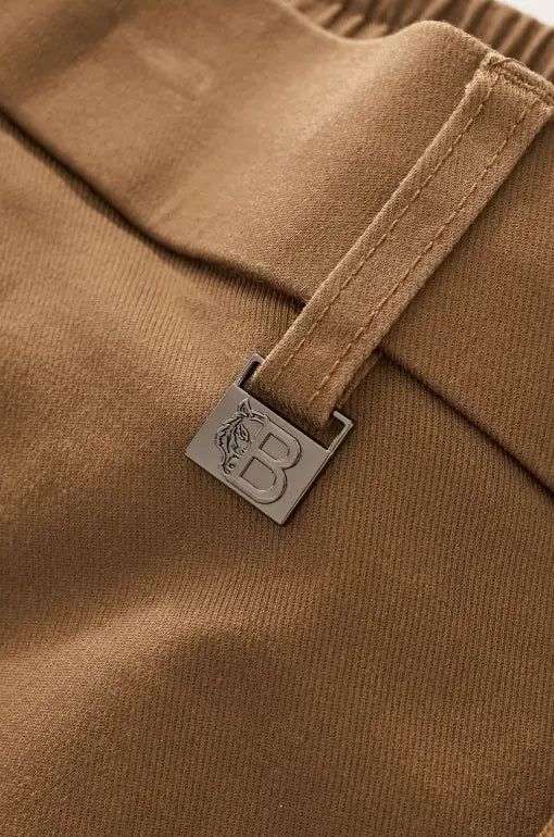 Barocco Apex Drawstring Men's Stretch Shorts - Khaki