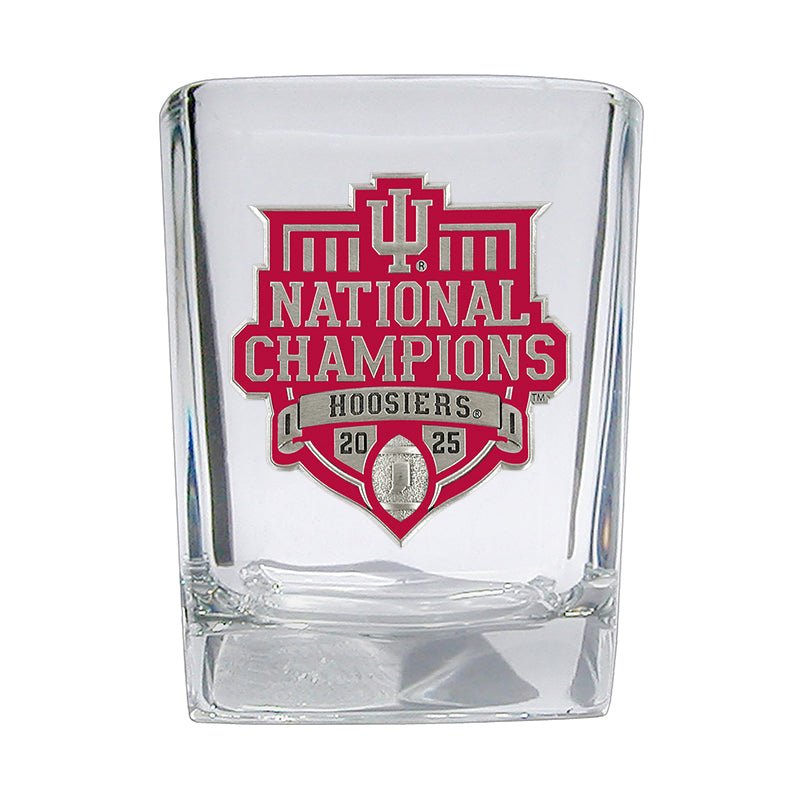 Indiana Hoosiers Football National Championship 2025 Square Shot Glass