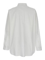 Balenciaga White Cotton Shirt With Pointed Collar
