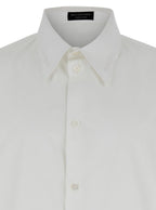 Balenciaga White Cotton Shirt With Pointed Collar