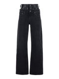 Jeans Elson Double Waist Black Denim