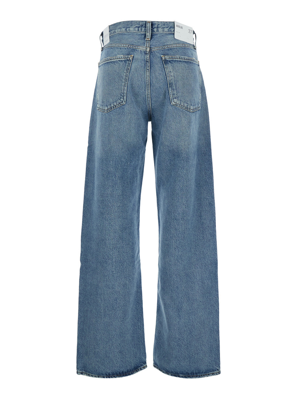 Jeans Asymmetrical Wide-Leg Blue Denim