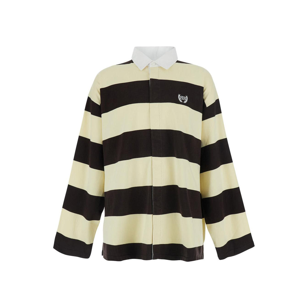 Balenciaga Brown Polo Shirt