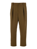 Trousers Renato Brown Wool-Blend