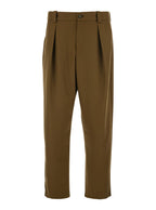 Trousers Renato Brown Wool-Blend