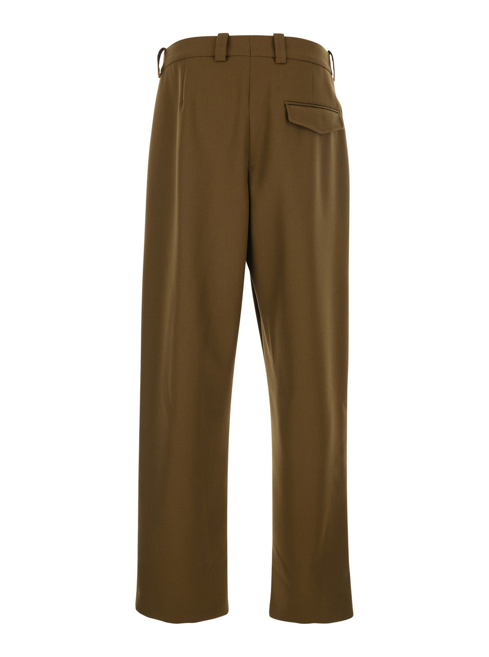 Trousers Renato Brown Wool-Blend