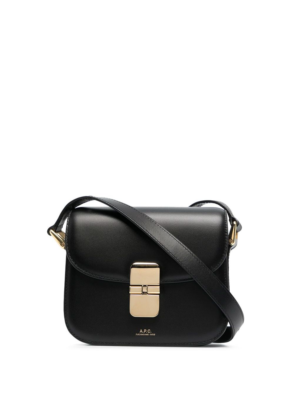 Mini Crossbody Bag Grace Black Leather
