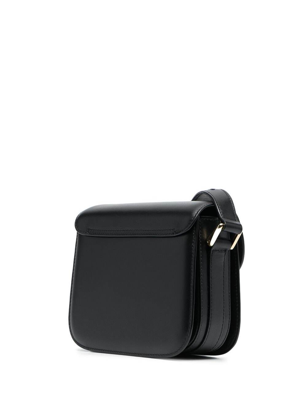 Mini Crossbody Bag Grace Black Leather