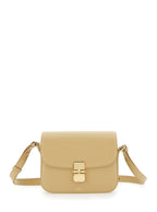 Crossbody Bag Grace Small Beige Leather