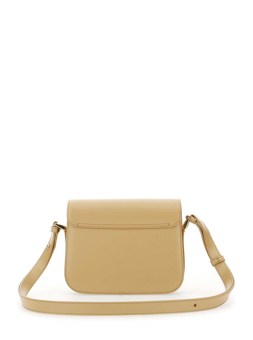 Crossbody Bag Grace Small Beige Leather