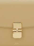 Crossbody Bag Grace Small Beige Leather