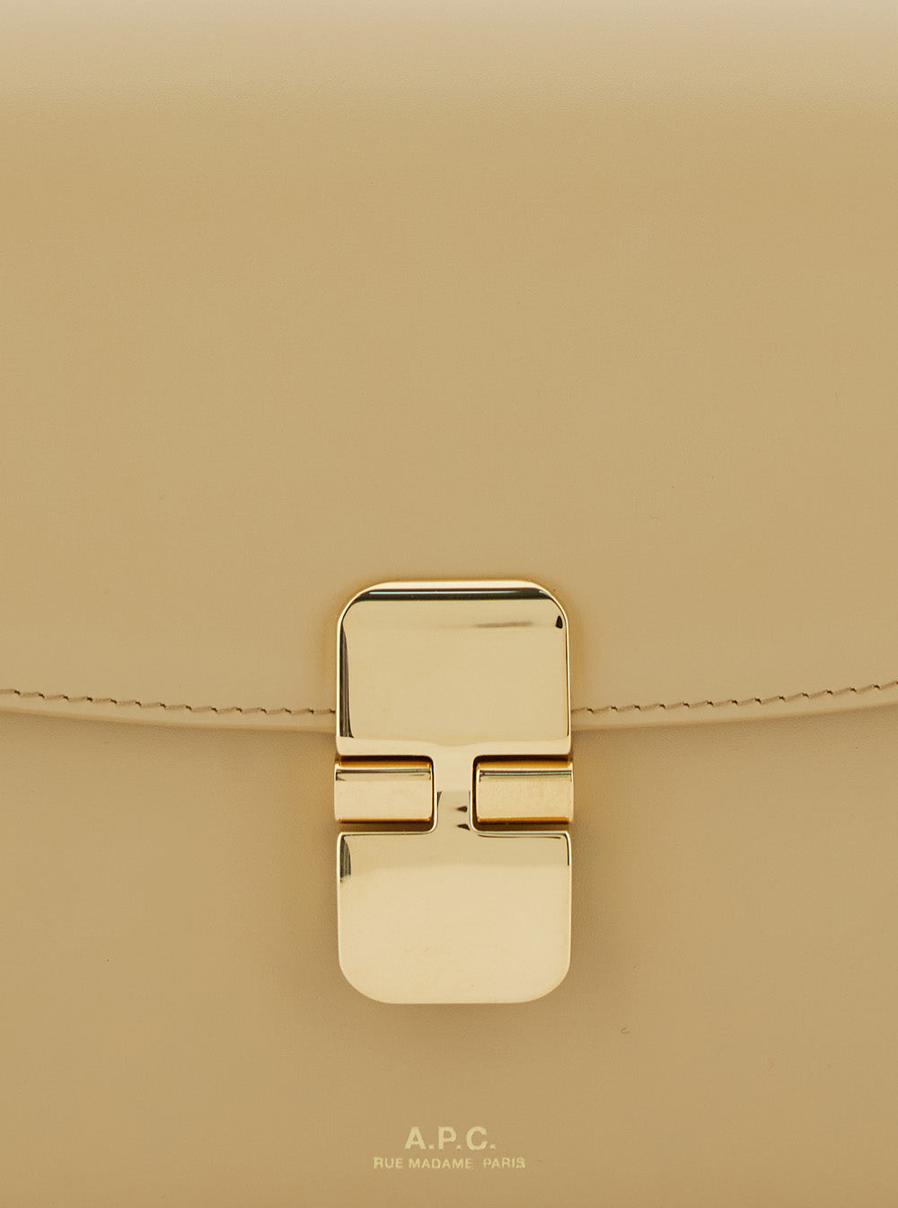 Crossbody Bag Grace Small Beige Leather