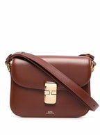 Crossbody Bag Grace Small Brown Leather