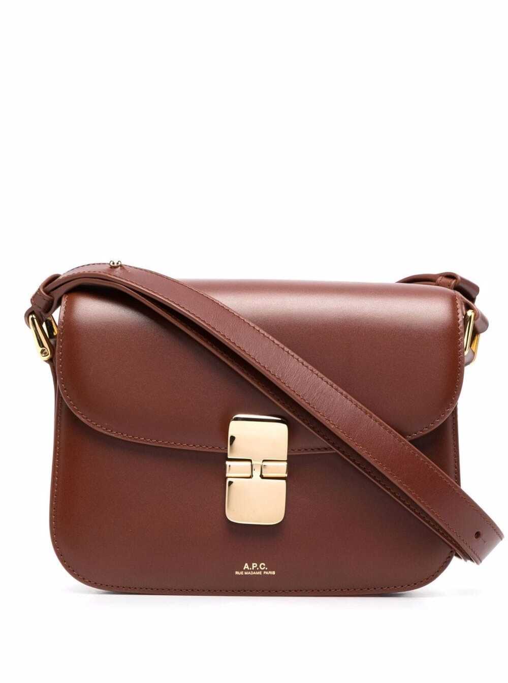 Crossbody Bag Grace Small Brown Leather