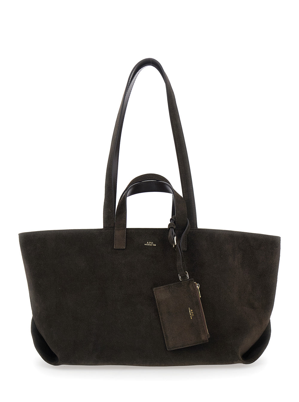 Shopper Bag 'Le Drummer' Brown Suede