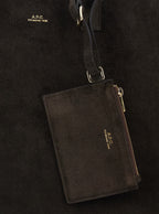Shopper Bag 'Le Drummer' Brown Suede