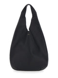 Handbag Le Neige Black Crinkled Leather