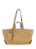 Tote Bag Le Drummer Beige Suede