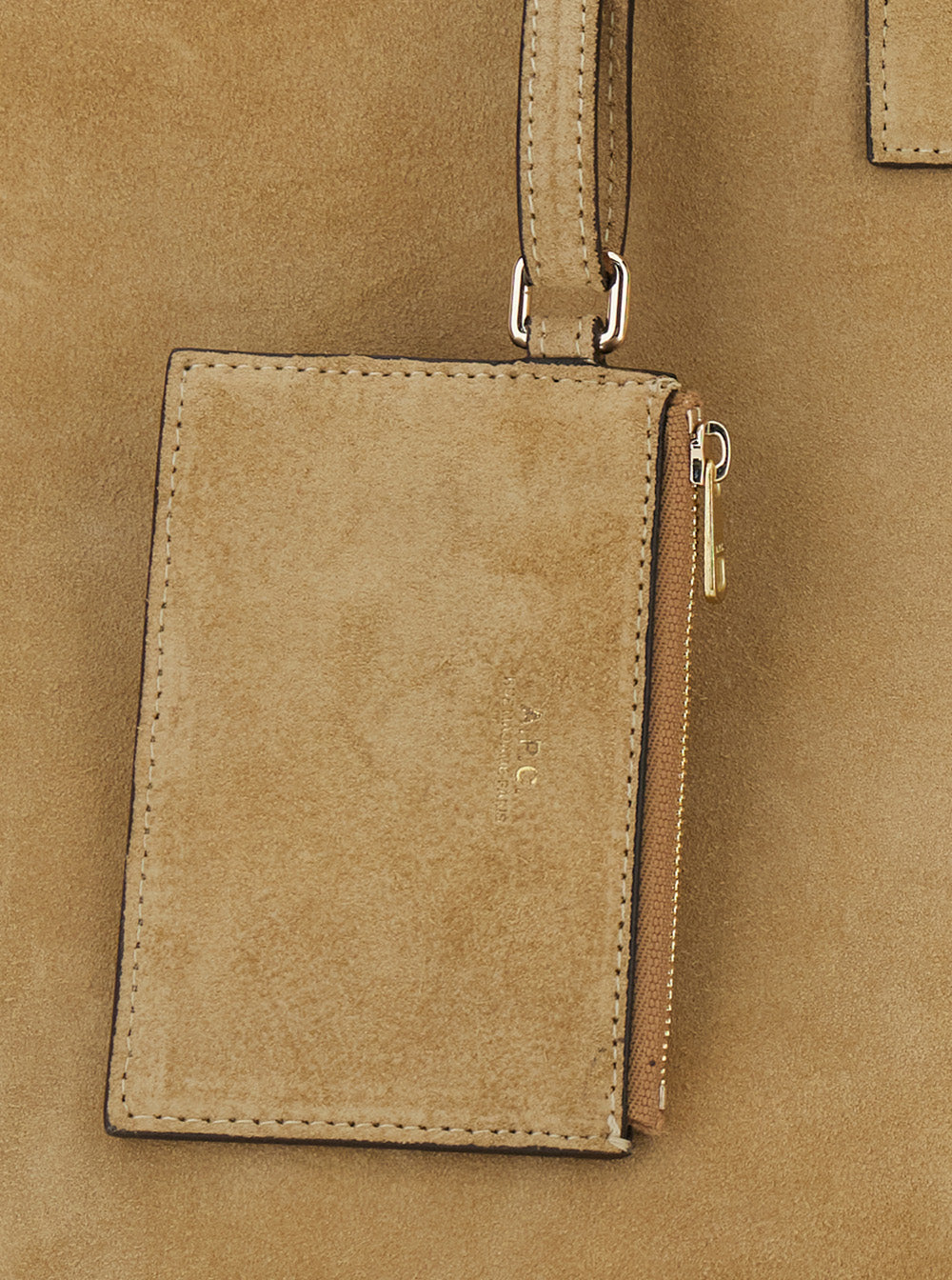 Tote Bag Le Drummer Beige Suede