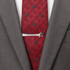 Star Trek Sterling Silver Cutout Delta Shield Tie Bar