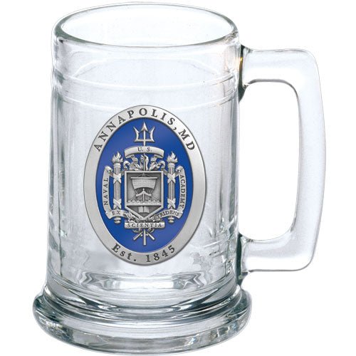 United States Naval Academy Crest Stein, 15 oz