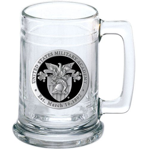 Army Black Knights Crest Stein, 15 oz