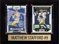 Matthew Stafford Score Donruss 2023 2024  2 Card 6" x 8" Plaque LA Rams