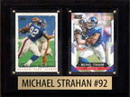 Michael Strahan Score Donruss 2025 2024  2 Card 6" x 8" Plaque New York Giants