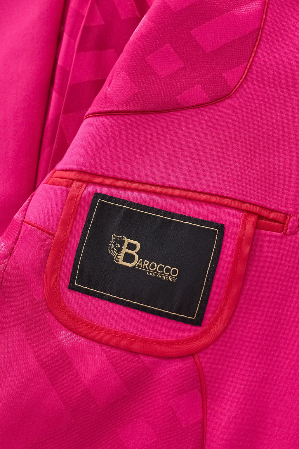 Barocco Essence Signature Men's Suit - Fuchsia