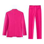 Barocco Essence Signature Men's Suit - Fuchsia