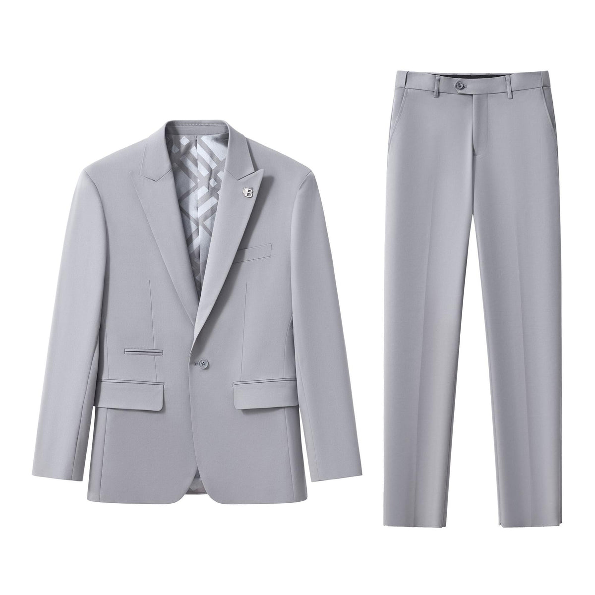 Barocco Essence Signature Men's Suit - Grey