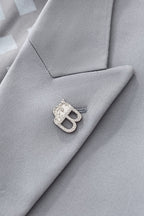 Barocco Essence Signature Men's Suit - Grey