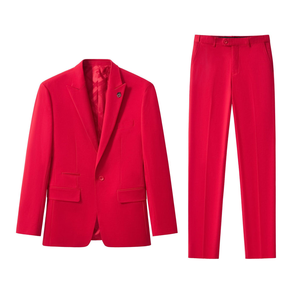 Barocco Essence Signature Men's Suit - Red