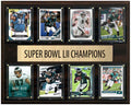 Philadelphia Eagles Super Bowl LII 52 Champions 12" x 15" Eight-Card Plaque Nick Foles Donruss