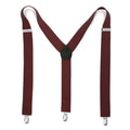 Burgundy Vintage Style Unisex Suspenders