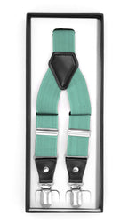Mint Clip-On Unisex Suspenders
